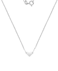 Roxy Waterproof Yellow Heart 16+1+1'' Necklace