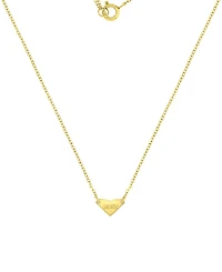 Roxy Waterproof Yellow Heart 16+1+1'' Necklace