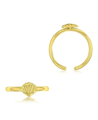 Roxy Waterproof Yellow Seashell Toe Ring