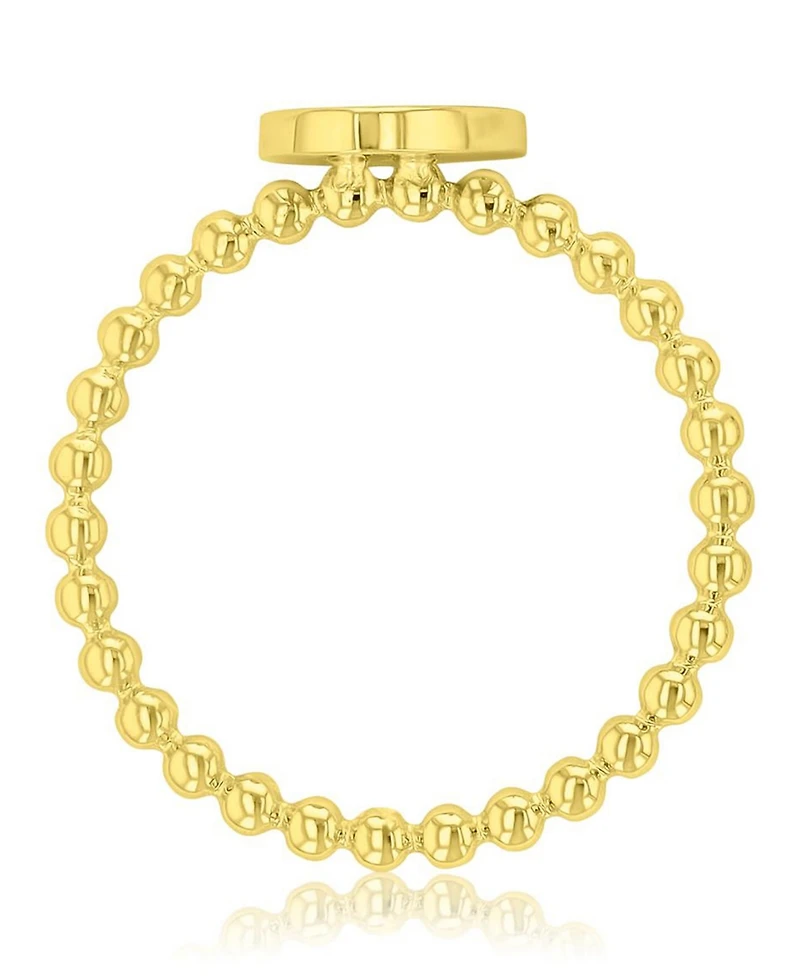 Roxy Waterproof Yellow Leaves Beads Ring