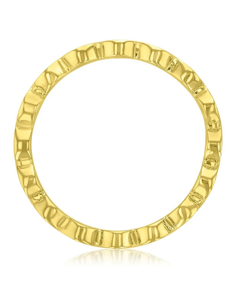 Roxy Waterproof Yellow Discs Band Ring