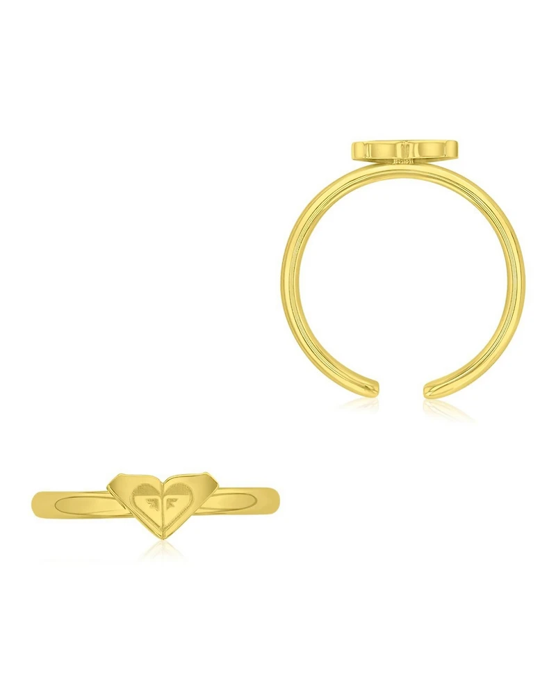 Roxy Waterproof Yellow Triangular Heart Toe Ring