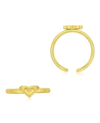 Roxy Waterproof Yellow Triangular Heart Toe Ring