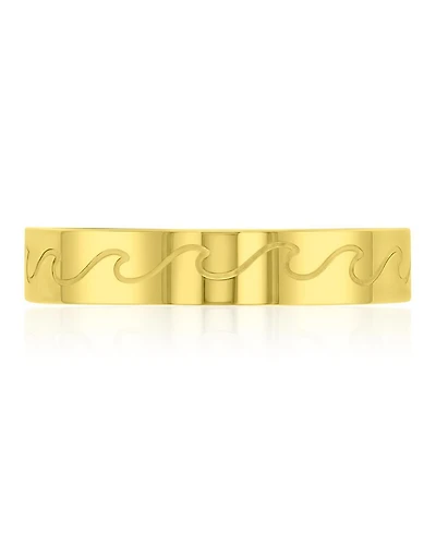 Roxy Waterproof Yellow Waves Ring