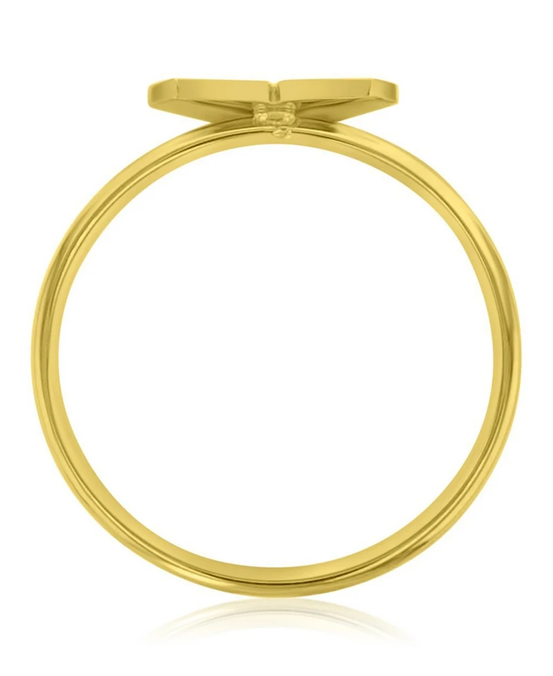 Roxy Waterproof Yellow Triangular Heart Ring