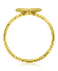 Roxy Waterproof Yellow Triangular Heart Ring