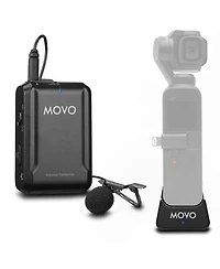 Movo Edge-op Wireless Lavalier Microphone for Osmo Pocket 1 and 2