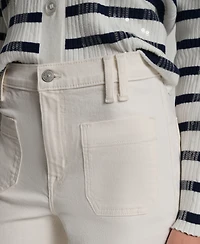 Dkny Jeans Women's High-Rise Relaxed Flare