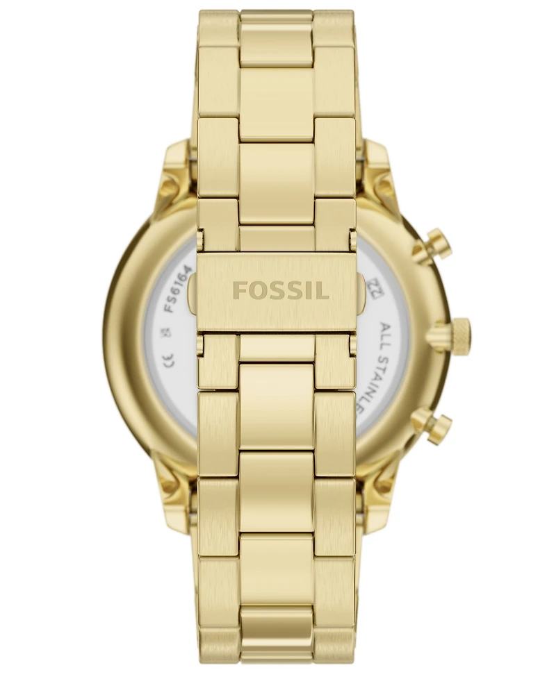 Fossil Men's Neutra Chronograph Gold-Tone Stainless Steel Watch, 44mm