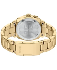 Fossil Men's Machine Big Tic Gold-Tone Stainless Steel Watch, 41mm