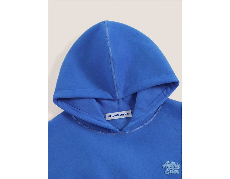 Aelfric Eden Women's Cloud Essential Fleece Cropped Pullover Hoodie Set