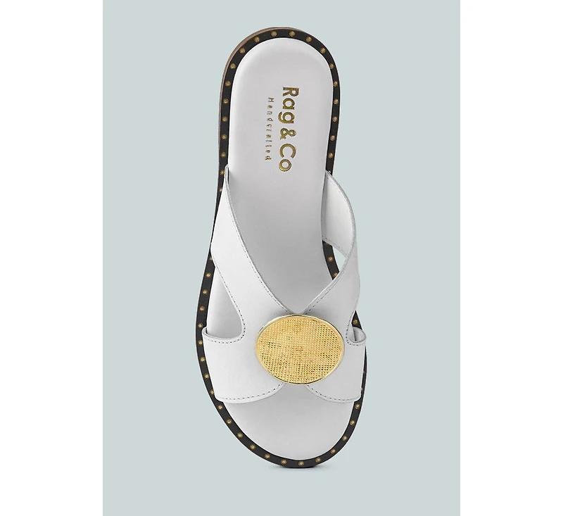 Eudora Womens Embellished Slip-on flats