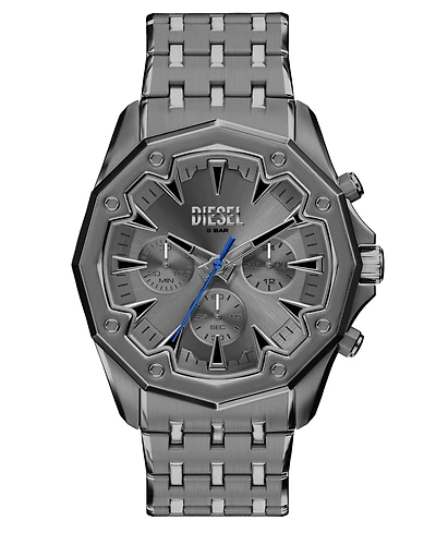 Diesel Men's Stinger Quartz Chronograph Gunmetal Stainless Steel Watch, 46mm