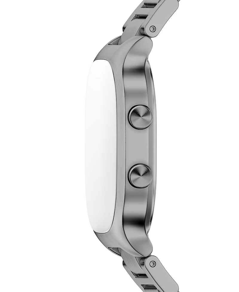 Skagen Men's Mellem Digital Lcd Gunmetal Stainless Steel Watch, 38mm