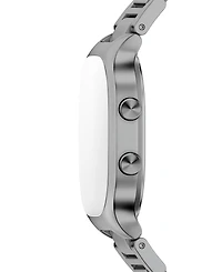 Skagen Men's Mellem Digital Lcd Gunmetal Stainless Steel Watch, 38mm