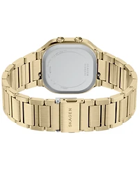 Skagen Men's Mellem Digital Lcd Gold Stainless Steel Watch, 38mm