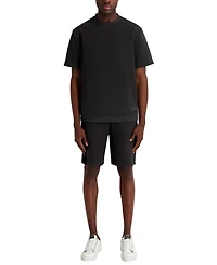 Karl Lagerfeld Paris Men's Oversized Crewneck Ponte T-Shirt