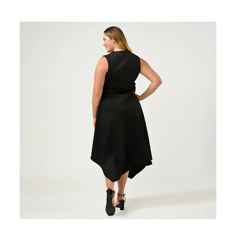 Estelle Women's Carmen Ruched Scuba Dress