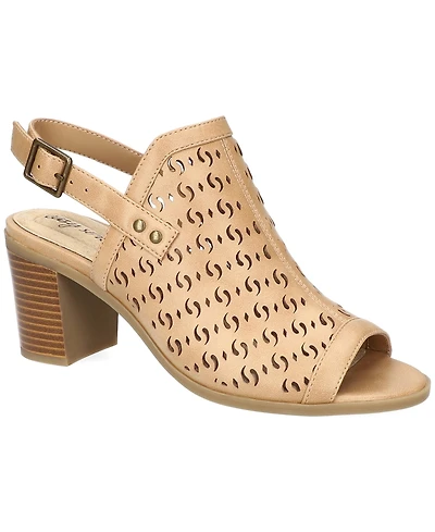 Easy Street Women's Chellie Block Heel Dress Sandals