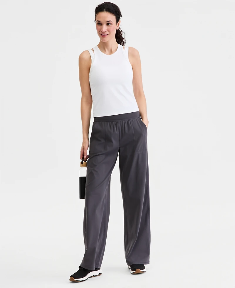 Id Ideology Women's Studio Wide Leg Pants, Macy's Exclusive