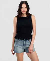 And Now This Women's Smocked Peplum Top, Macy's Exclusive