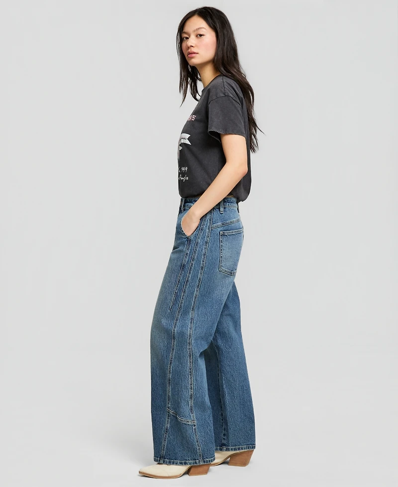 And Now This Women's Seamed Wide-Leg Jeans, Macy's Exclusive