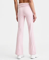Id Ideology Women's Studio Foldover Waist Flare Leggings, Macy's Exclusive