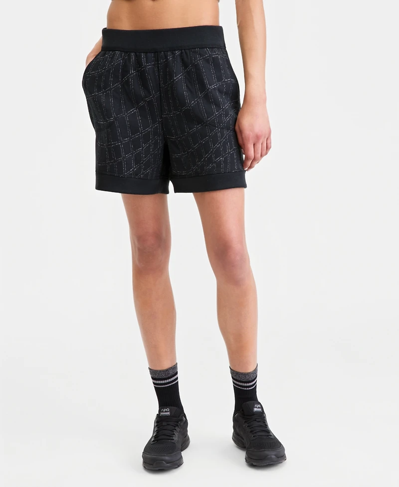 Id Ideology Women's Quilted Reversible Shorts, Macy's Exclusive
