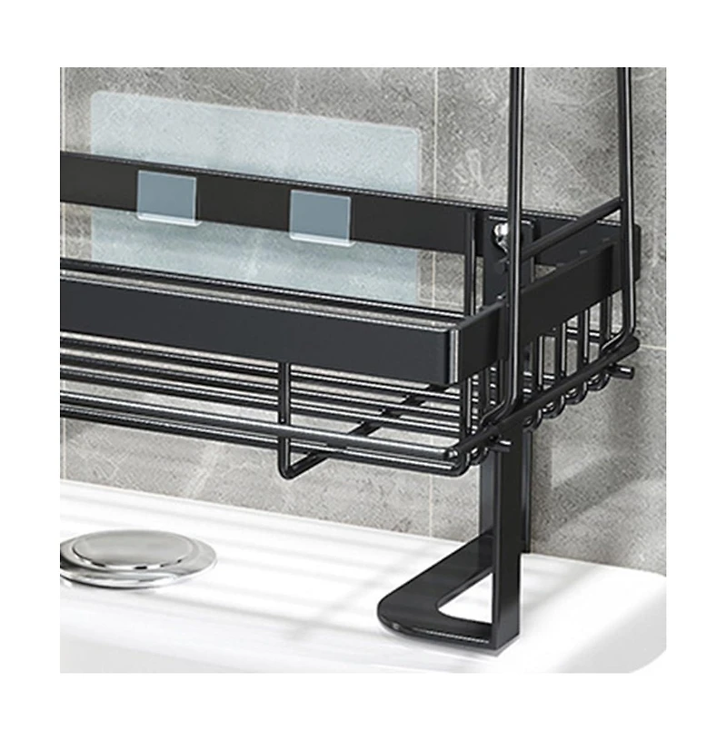 Homfan 4.7" h Multifunctional Bathroom Storage Cabinet Space Saver No Drilling Installation