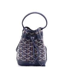 Pre-Owned Goyard Mini Petit Flot Bucket Bag Coated Canvas