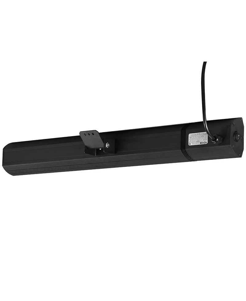 Sugift 1500W Carbon Infrared Heater with 9 Power Levels & Wall Mount Option