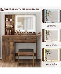 Gaomon Makeup Vanity Desk Mirror and Lights