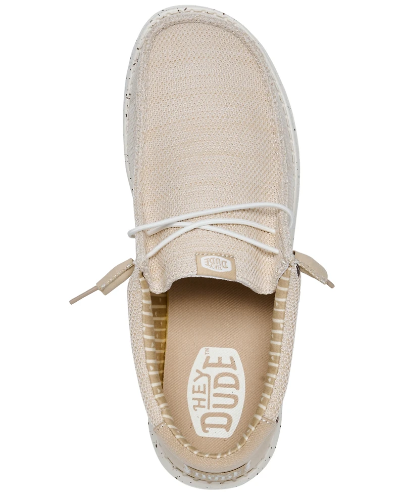 Hey Dude Men's Wally Stretch Slip-On Casual Moccasin Sneakers from Finish Line