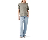 Ripe Maternity Claud Nursing Tee Moss