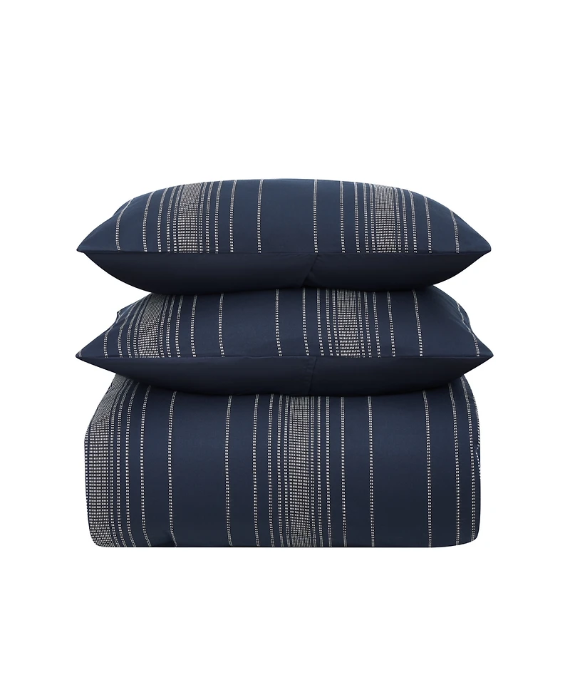 Perry Ellis Harper Striped 3-Pc. Comforter Set