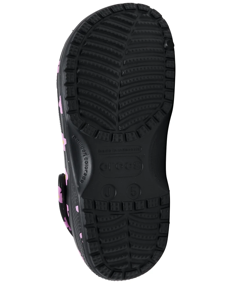 Crocs Little Girls Flowers Classic Clogs from Finish Line