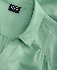 I.n.c. International Concepts Plus Linen-Blend Tunic, Exclusively at Macy's