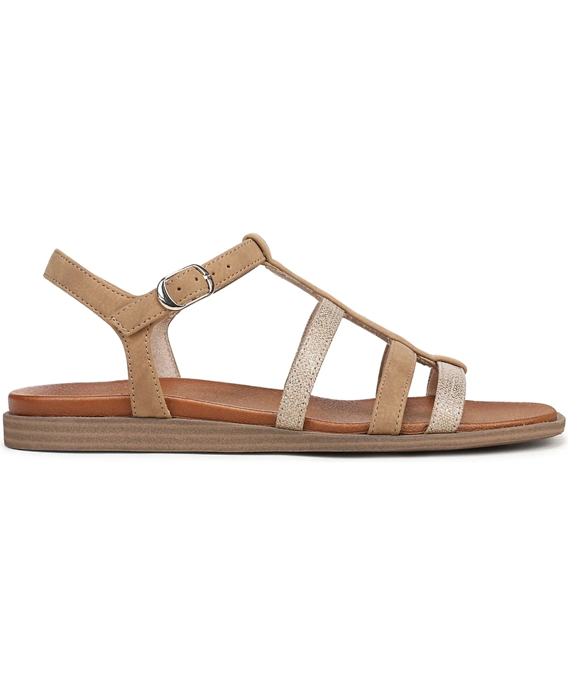 Naturalizer Women's Julia Strappy Flat Sandals