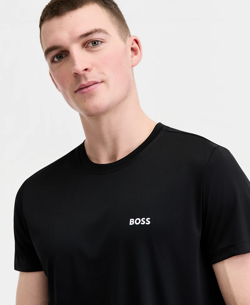 Boss by Hugo Men's Short-Sleeve Rashguard Swim Shirt
