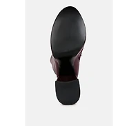Coraline High Block Heeled Calf Boots Women