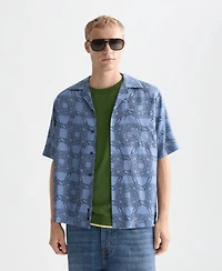 Scotch & Soda Men's Printed Short-Sleeve Shirt