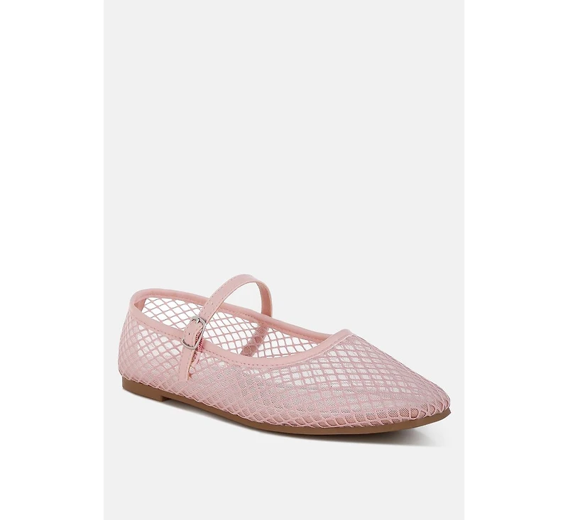 averona mesh mary jane flats