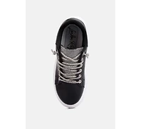 London Rag Jaxen rhinestones lace up sneakers