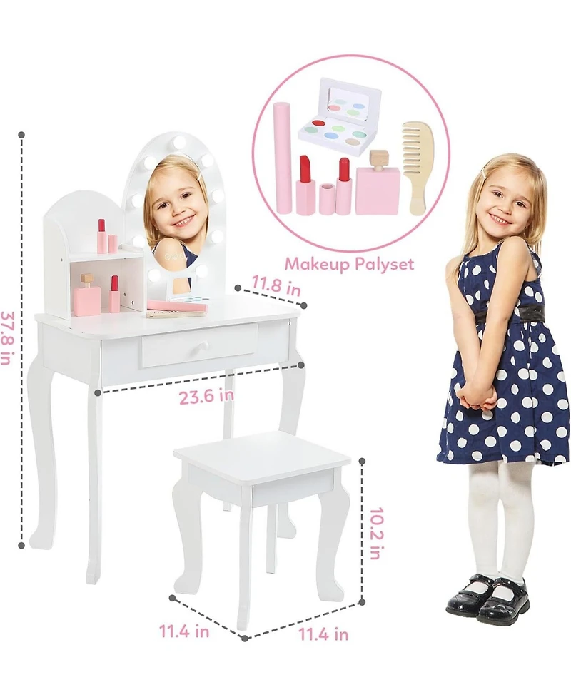Gaomon Kids Princess Vanity Toy Set