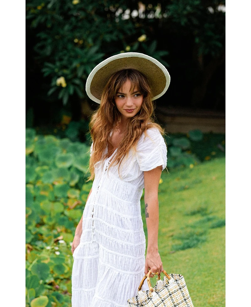 Brunna.co The Loretta Linen Jute Hat