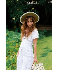 Brunna.co The Loretta Linen Jute Hat