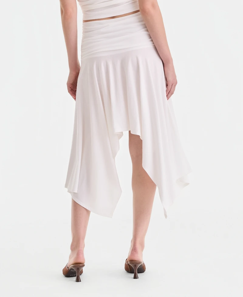 Bar Iii Women's Ruched Asymmetrical Skirt, Macy's Exclusive