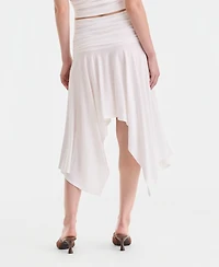 Bar Iii Women's Ruched Asymmetrical Skirt, Macy's Exclusive