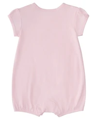 adidas Baby Girls' Short-Sleeve Graphic Shortie Romper