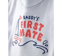 Carter's Baby Boys' Daddy's First Mate' Boat Print Bodysuit & Pants, 2-Piece Set